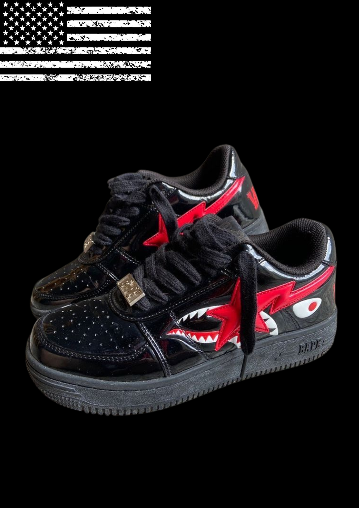 'BAPE' SHARKSTA SNEAKERS 𖦏