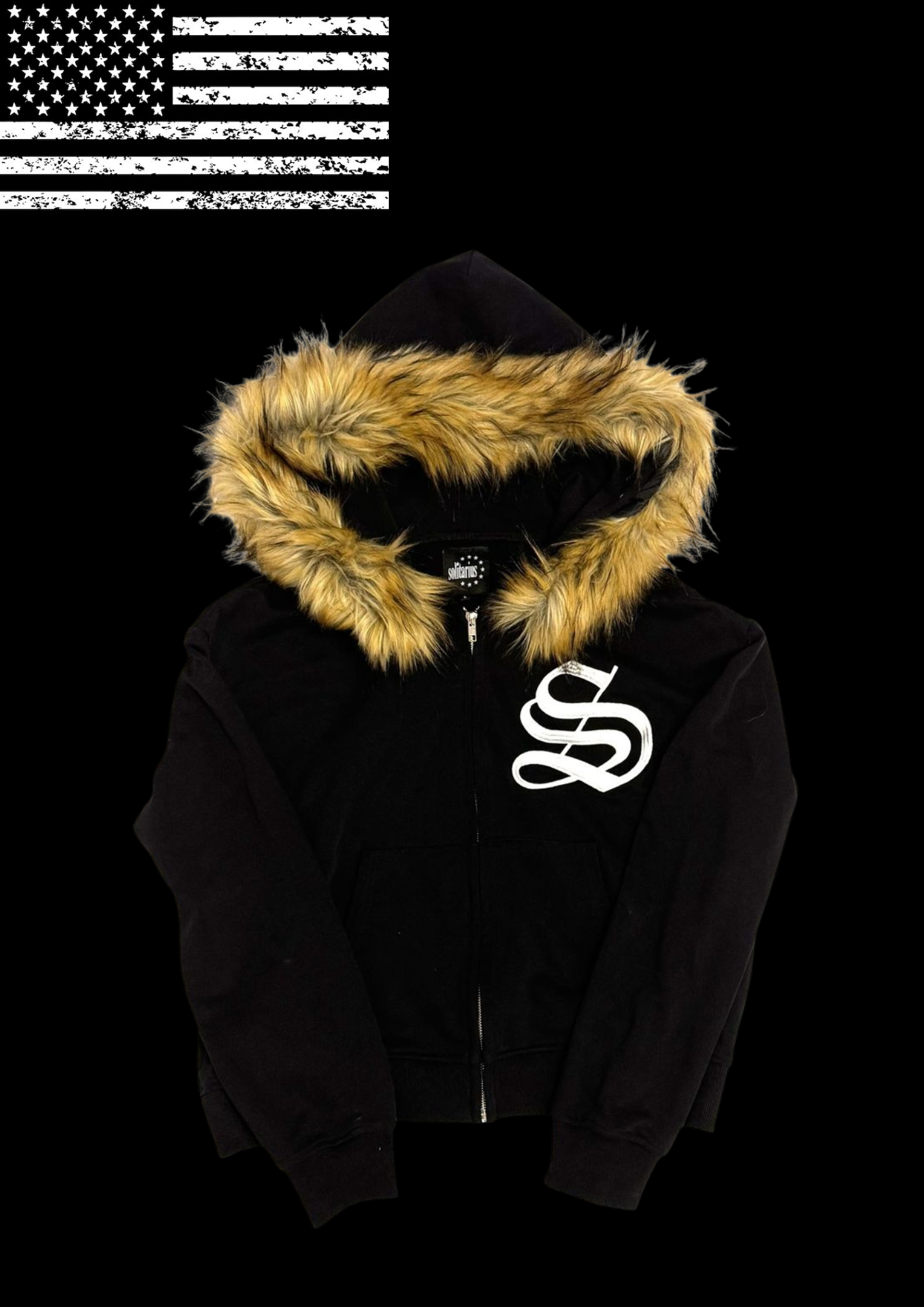 'SYNAPSE' FUR HOODIE 𖦏