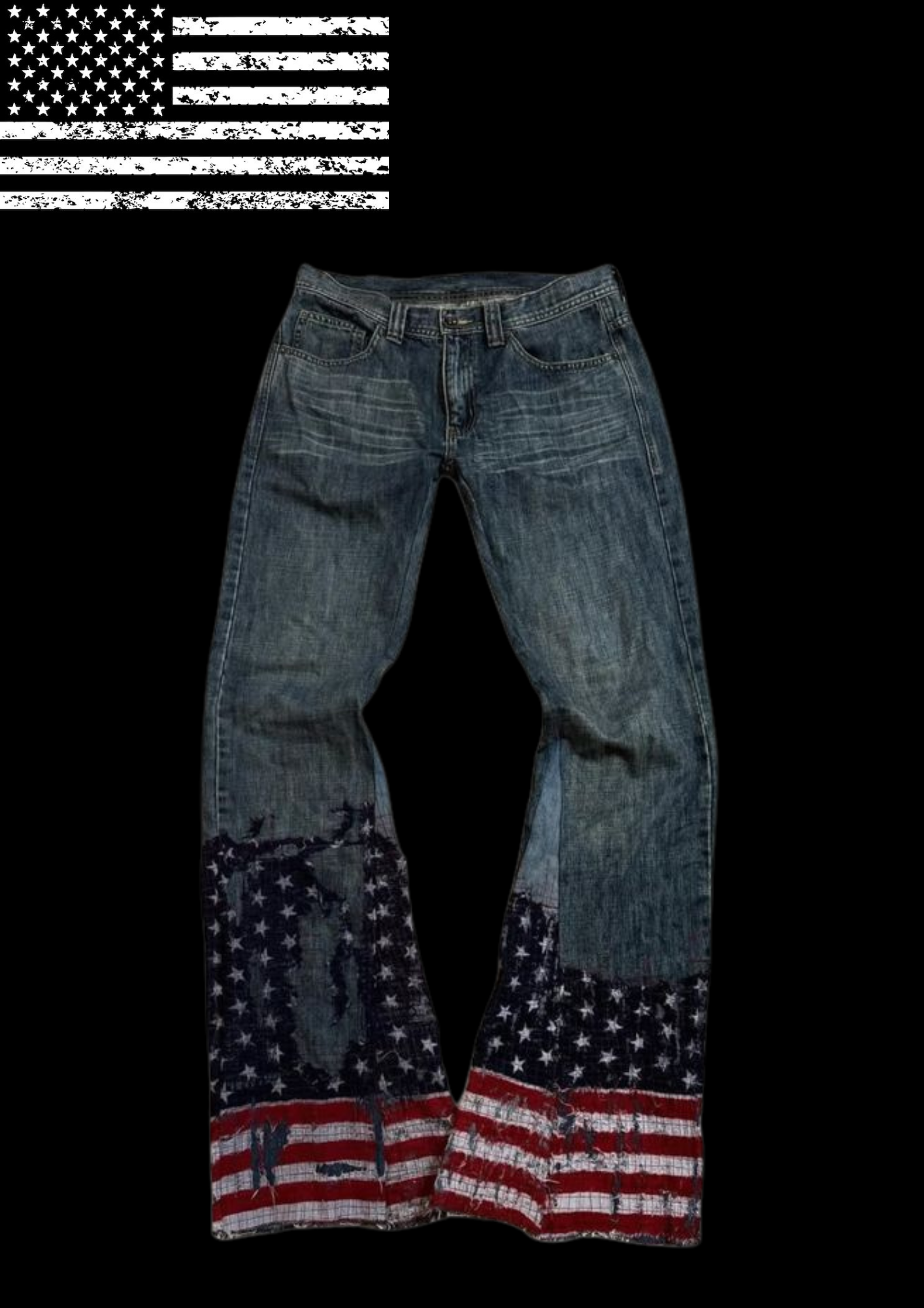 'LIBERTY' FLARED JEANS 𖦏