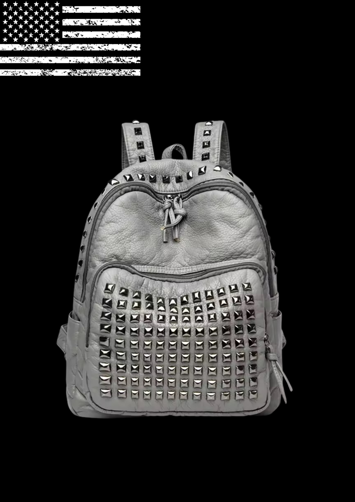 'STUDDED' BACKPACK 𖦏